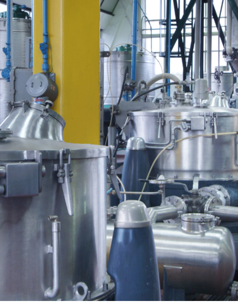 Landscape image of a chemical manufacturing facility